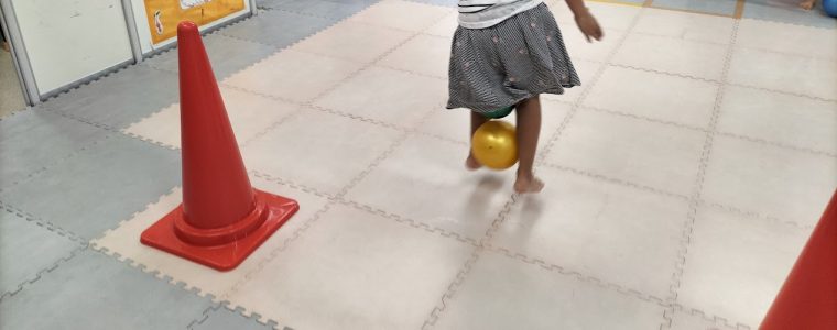 ボール⚽はさみ運動