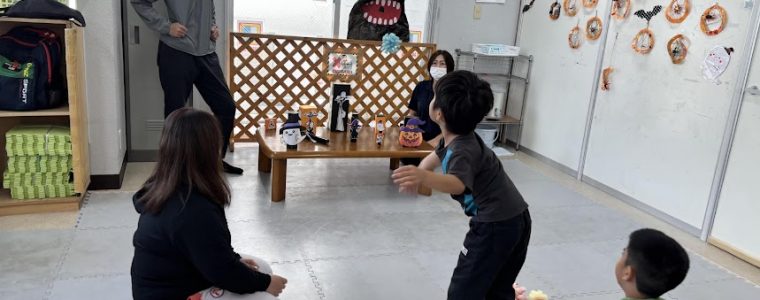 スポンジボール投げ＆的当てゲーム